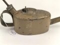 Ölkanne für Fahrzeug K6, sandfarbener Originallack, Gesamtlänge 32cm, ungereinigt