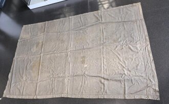 Fahrzeugplane ? Wehrmacht datiert 1941. Maße 150 x 235cm