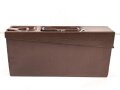 Gurtkasten Wehrmacht aus Aluminium datiert 1939. Diverse neuzeitliche Löcher und ebensolcher Lack