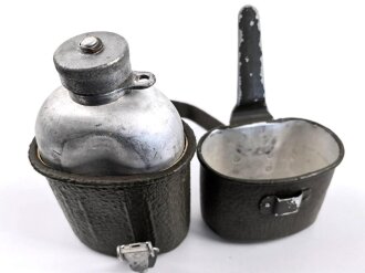 Bundeswehr, Feldflasche datiert 1963/80. Originallack