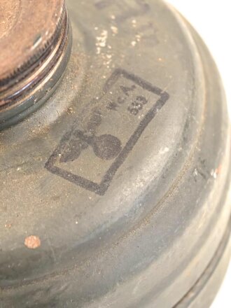 Gasmaskenfilter "Filtereinsatz 37R" Wehrmacht .  Ungebraucht, datiert 1941
