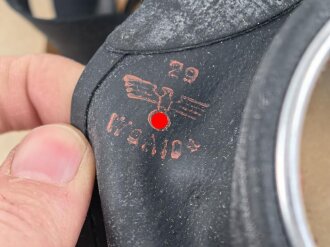 Volksgasmaske 40  für Kinder. Komplett mit Gebrauchsanweisung im originalen Umkarton