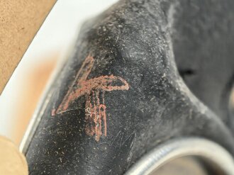 Volksgasmaske 40  für Kinder. Komplett mit Gebrauchsanweisung im originalen Umkarton