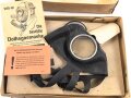Volksgasmaske 40  für Kinder. Komplett mit Gebrauchsanweisung im originalen Umkarton