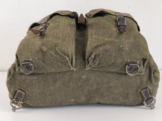Rucksack Wehrmacht, getragenes Stück mit Reichsbetriebsnummer
