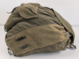 Rucksack Wehrmacht, getragenes Stück mit Reichsbetriebsnummer