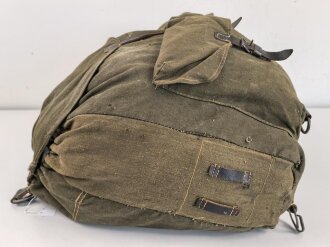 Rucksack Wehrmacht, getragenes Stück mit Reichsbetriebsnummer