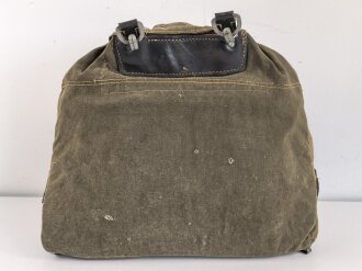 Rucksack Wehrmacht, getragenes Stück mit Reichsbetriebsnummer