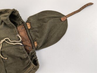 Rucksack Wehrmacht, getragenes Stück mit Reichsbetriebsnummer