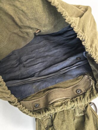 Rucksack Wehrmacht, getragenes Stück mit Reichsbetriebsnummer