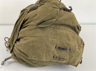Rucksack Wehrmacht, getragenes Stück mit Reichsbetriebsnummer