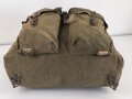 Rucksack Wehrmacht, getragenes Stück mit Reichsbetriebsnummer