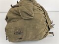 Rucksack Wehrmacht, getragenes Stück mit Reichsbetriebsnummer