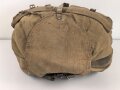 Rucksack Wehrmacht, getragenes Stück , datiert 1942. Ungewöhnliche Ausführung