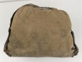Rucksack Wehrmacht, getragenes Stück , datiert 1942. Ungewöhnliche Ausführung