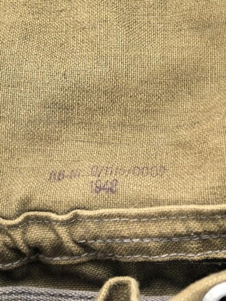 Rucksack für Angehörige der Artillerie in der Wehrmacht, getragenes Stück,  datiert 1944