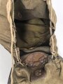 Rucksack für Angehörige der Artillerie in der Wehrmacht, getragenes Stück,  Hersteller aus Bietigheim Württemberg