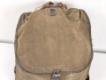 Rucksack für Angehörige der Artillerie in der Wehrmacht, getragenes Stück,  Hersteller aus Bietigheim Württemberg