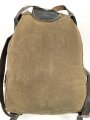 Rucksack für Angehörige der Artillerie in der Wehrmacht, getragenes Stück,  Hersteller aus Bietigheim Württemberg