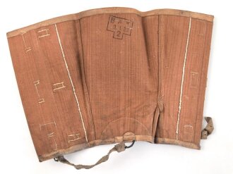 Reichsmarine, Paar Gamaschen Baugleich kaiserliche Marine, Kammerstücke des Beschaffungsamtes Kiel 1923