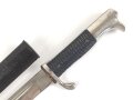 Extraseitengewehr KS98 Wehrmacht. Hersteller Eickhorn. Klinge angeschliffen, Scheide Originallack