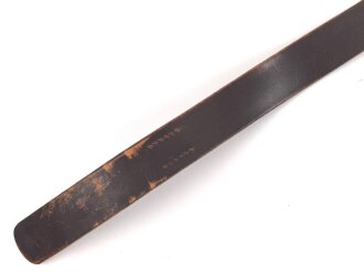 Brauner Koppelriemen für Angehörige von Parteiverbänden. Gesamtlänge 120cm