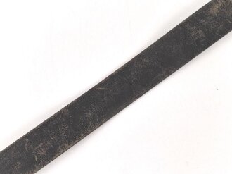 Koppelriemen für Mannschaften der Wehrmacht. Eiserner Gegenhalt, Gesamtlänge 111cm