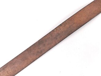 Koppelriemen für Mannschaften der Wehrmacht. Eiserner Gegenhalt, Gesamtlänge 111cm