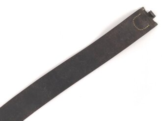 Koppelriemen für Mannschaften der Wehrmacht. Datiert 1942, eiserner Gegenhalt, Gesamtlänge 114cm