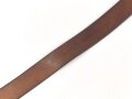 Koppelriemen für Mannschaften der Wehrmacht. Datiert 1942, eiserner Gegenhalt, Gesamtlänge 114cm