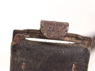 Koppelriemen für Mannschaften der Wehrmacht. Eiserner Gegenhalt, Gesamtlänge 101cm