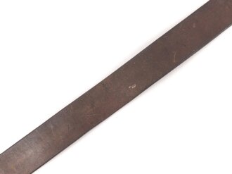 Koppelriemen für Mannschaften der Wehrmacht. Eiserner Gegenhalt, Gesamtlänge 101cm