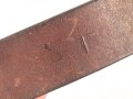 Koppelriemen für Mannschaften der Wehrmacht. Eiserner Gegenhalt, Gesamtlänge 101cm