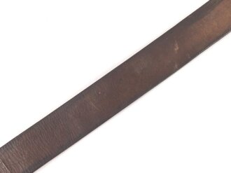 Koppelriemen für Mannschaften der Wehrmacht. Eiserner Gegenhalt, Gesamtlänge 98cm