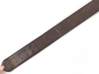 Koppelriemen für Mannschaften der Wehrmacht. Eiserner Gegenhalt, Gesamtlänge 98cm