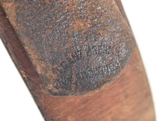 Koppelriemen für Mannschaften der Wehrmacht. Eiserner Gegenhalt, Gesamtlänge 92cm