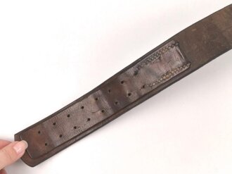 Koppelriemen für Mannschaften der Wehrmacht. Eiserner Gegenhalt, Gesamtlänge 97cm