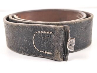 Luftschutz,  Koppelriemen für Mannschaften . Eiserner Gegenhalt,datiert 1941, Luftschutz Abnahme. Gesamtlänge 96cm