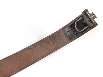 Luftschutz,  Koppelriemen für Mannschaften . Eiserner Gegenhalt,datiert 1941, Luftschutz Abnahme. Gesamtlänge 96cm