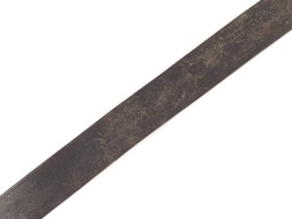 Koppelriemen für Mannschaften der Wehrmacht. Leichtmetall Gegenhalt, datiert 1938, Gesamtlänge 93cm