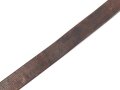 Koppelriemen für Mannschaften der Wehrmacht. Leichtmetall Gegenhalt, datiert 1938, Gesamtlänge 93cm