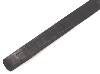 Koppelriemen für Mannschaften der Wehrmacht. Leichtmetall Gegenhalt, datiert 1935, Kammerstück I.R. 7. Gesamtlänge 94cm