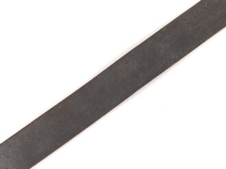 Koppelriemen für Mannschaften der Wehrmacht. Eiserner Gegenhalt, späte Ausführung. Gesamtlänge 115cm