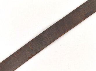 Koppelriemen für Mannschaften der Wehrmacht. Eiserner Gegenhalt, späte Ausführung. Gesamtlänge 115cm