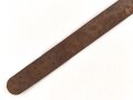 Koppelriemen für Mannschaften der Wehrmacht. Eiserner Gegenhalt, späte Ausführung. Gesamtlänge 115cm