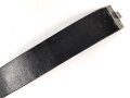 Koppelriemen für Angehörige von Parteiverbänden. geschwärztes Leder mit RZM Stempelung, Gesamtlänge 85cm