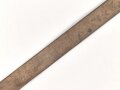 Zweidornkoppel für Offiziere des Heeres. Ungeschwärztes Leder, Höhe 43mm, Gesamtlänge 112cm