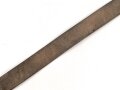 Zweidornkoppel für Offiziere des Heeres. Geschwärztes Leder, Höhe 42mm, Gesamtlänge 120cm