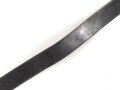 Zweidornkoppel für Führer bzw. Offiziere. Geschwärztes Leder, Höhe 50mm, Gesamtlänge 135cm