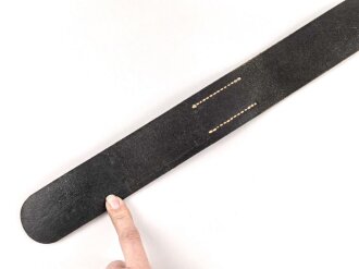 Koppelriemen für Mannschaften der Wehrmacht. Datiert 1942, eiserner Gegenhalt, Gesamtlänge 105cm